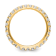 14K Yellow Gold Lab Grown Diamond SI1/SI2, G H I, Eternity Band
