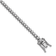Rhodium Over Sterling Silver Polished Cubic Zirconia Tennis Bracelet