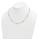 18K Yellow Gold 1.5mm Diamond Stations 18 Inch Necklace