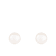 14k Yellow Gold 9-10mm White Freshwater Pearl Stud Earrings