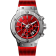 Christian Van Sant Men's Monarchy Red Dial, Gray Bezel, Red Rubber Strap Watch