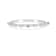 Rhodium Over Sterling Silver Lab Grown Diamond Stackable Half Eternity
Band Ring VS G-H