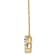 14K Yellow Gold Butterfly Pendant G H I True Light Moissanite Pendant
with Chain