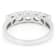 Lab-Created White Sapphire Band Ring In Sterling Silver 1.40ctw