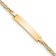14k Yellow Gold Polished Mariner Link ID Bracelet