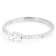 Oval And Round Lab-Grown Diamond Band Ring In Sterling Silver 0.40ctw