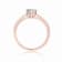 Heart Shape Moissanite 14K Rose Gold Over Sterling Silver Solitaire
Ring, 0.80ct