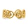 14K Yellow Gold Scroll Toe Ring