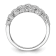 Rhodium Over 14K White Gold Diamond Band 0.76ctw