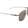 Gucci Ruthenium Square Frame / Gray Lenses Sunglasses