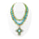 Barse Jewelry Composite Turquoise, Jasper & Magnesite Gold Tone
Layered Cross Necklace