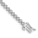 14K White Gold Lab Grown Diamond VS/SI GH, Tennis Bracelet