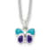Sterling Silver Polished Enameled Butterfly with 1.5-inch Extension
Children's Necklace