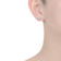CZ Cluster Stud Earrings In Sterling Silver