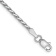 Rhodium Over 14k White Gold Diamond-Cut Parisian Wheat Link Bracelet