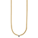 14K Yellow Gold Sapphire Curb 18 inch Necklace