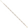 10k Yellow Gold, 10k White Gold and 10k Rose Gold 3-Strand Diamond-Cut
Beaded Cable Link Anklet