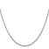 14k White Gold 1.45mm Solid Diamond Cut Cable Chain 18 Inches