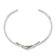 Sterling Silver Polished Infinity Cuff Bracelet