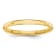14K Yellow Gold Polished 2mm Band