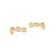White Cubic Zirconia 18k Yellow Gold Over Silver April Birthstone
Earrings 8.10ctw