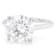 Lab-Grown Diamond Solitaire Ring In 14K White Gold 5.00ct