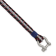 Blue Paracord and Stainless Steel with Multi-Strand 8.5-inch Bracelet