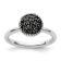 Rhodium Over Sterling Silver Stackable Expressions Marcasite Ring