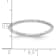 14K White Gold 1.2mm Bead Stackable Expressions Band