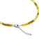 Multi-Color Garnet Beaded Necklace In Sterling Silver