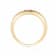 Ruby 14K Yellow Gold Over Sterling Silver Double Row Eternity Band Ring, 0.75ctw