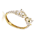 Emerald Color CZ Panther Swivel Bangle Bracelet In 14K Gold Over
Sterling Silver