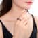 Marquise Garnet and White Topaz Sterling Silver Floral Ring, 2.44ctw