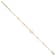 14K Yellow Gold Polished and Diamond-cut Heart and Beads Plus 1 Inch
Extension Bracelet