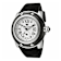 GlamRock Miami Black Unisex Silicone White Dial Stainless Steel Watch