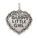 Sterling Silver Antiqued Daddy's Little Girl Pendant