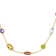 Multi-Gem 14k Yellow Gold 18" Necklace 11.05ctw