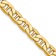 14k Yellow Gold 7mm Mariner Link 20 Inch Chain