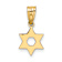 14k Yellow Gold Star of David Pendant