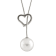 7.5-8mm White Cultured Freshwater Pearl Sterling Silver Necklace