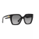 Gucci Butterfly Sunglasses Black/Gray Gradient/White 55mm