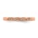 14K Rose Gold Stackable Expressions Diamond Twist Ring 0.04ctw