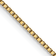 18K Yellow Gold 0.7mm Solid Box 24 Inch Chain