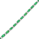 5.50ctw Emerald and Diamond Bracelet in 14k White Gold