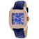 Christian Van Sant Women's Radieuse Blue Dial, Rose Bezel, Blue Leather
Strap Watch
