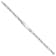 Rhodium Over 14k White Gold Polished Figaro Link ID Bracelet