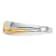 10K Two-tone Yellow and White Gold Diamond Men's Ring 0.15ctw
