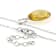 Pear Shape Citrine Solitaire Pendant In Sterling Silver 5.40ctw