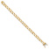 10k Yellow Gold and 10k White Gold 7.9mm Hand-polished Fancy Curb Link Bracelet