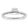 Rhodium Over 14K White Gold Lab Grown Diamond SI1/SI2, G H I, Engagement Ring